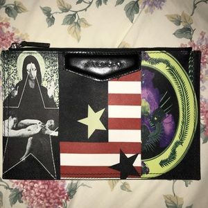 Givenchy Antigona clutch with America flag print